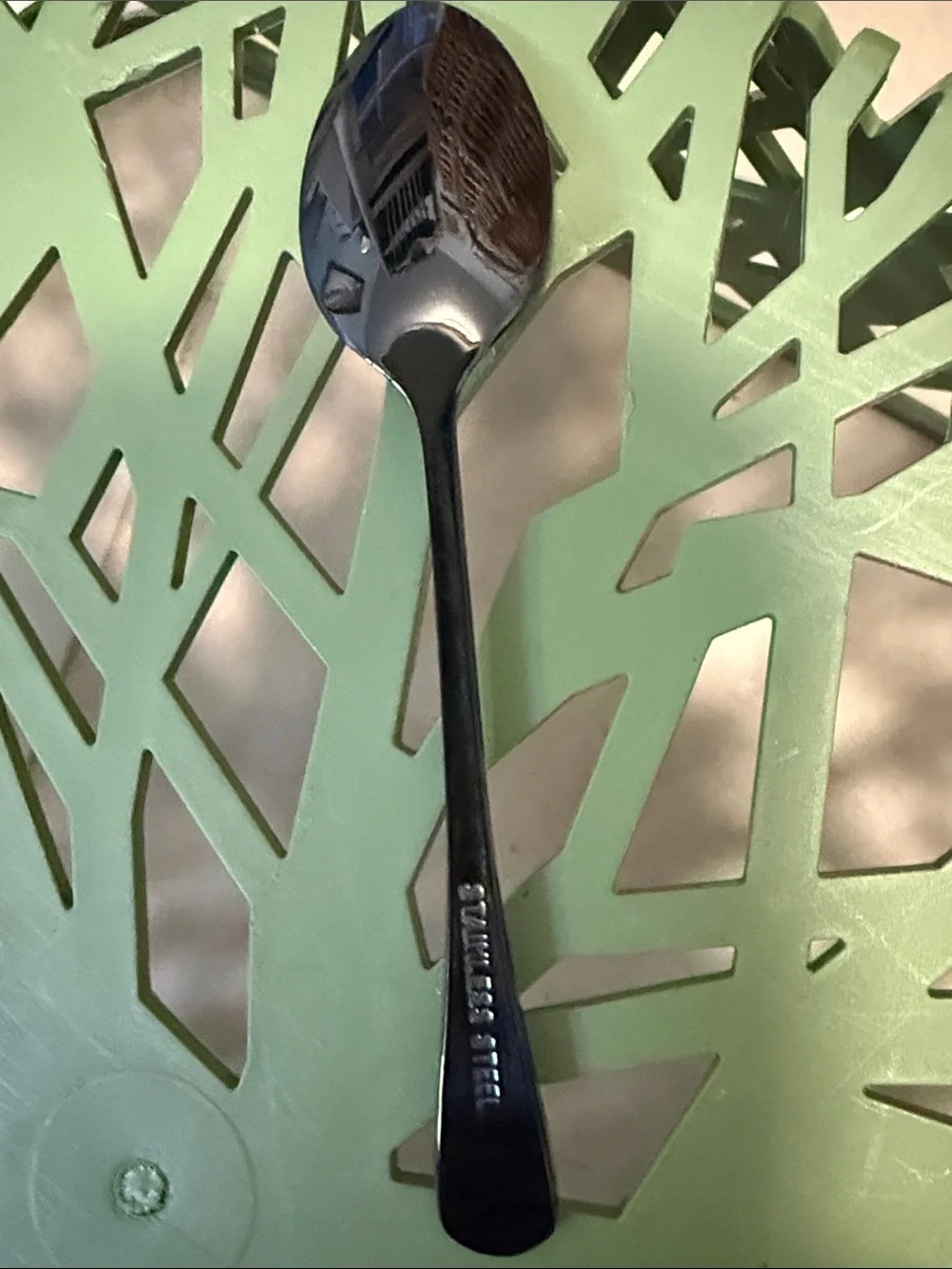NWT..Devon, Black Stainless Steel Mini Spoons
